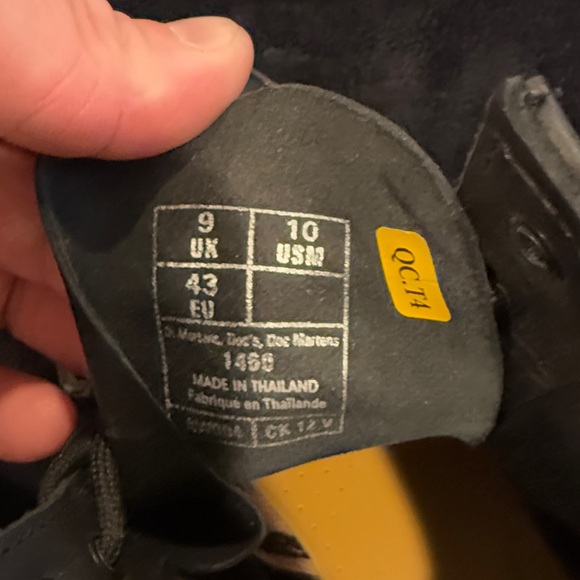 Dr. Martens Black Leather Boots - Picture 3 of 3